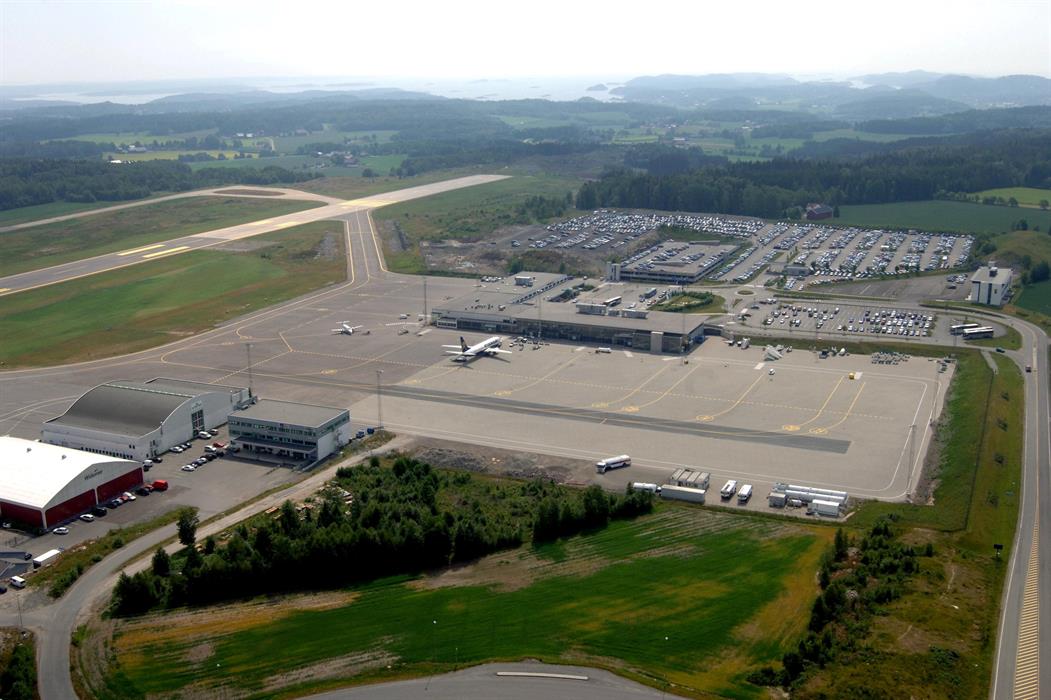 Sandefjord Torp - Airport — Malowniczy krajobraz Sandefjord Torp - Airport