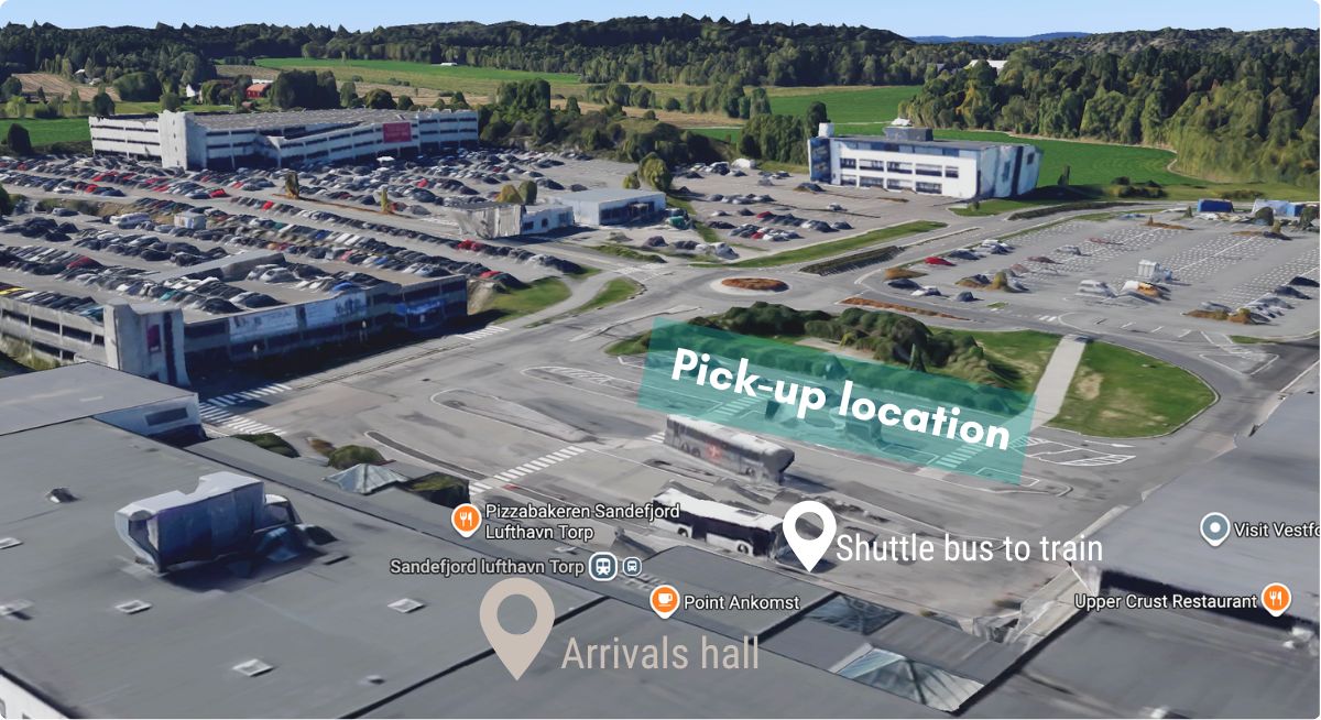 Sandefjord Torp - Airport — road trip kamperem