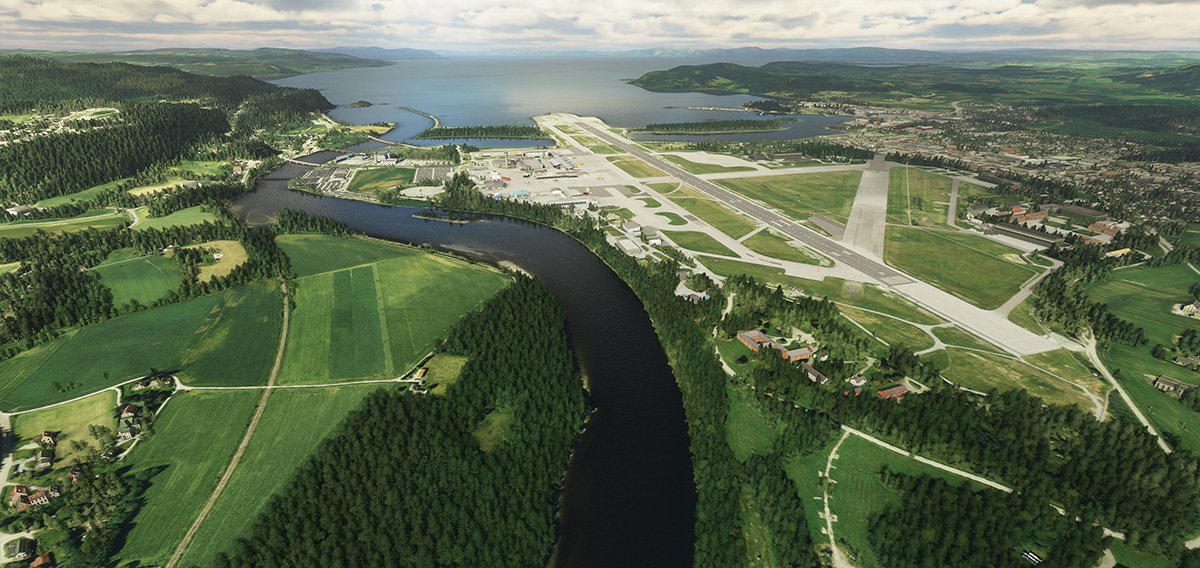Trondheim - Airport — Trondheim - Airport scenic landscape travel