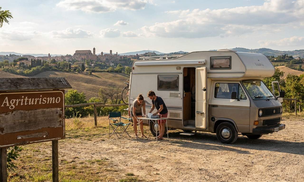 Diverse RV types available for rental in Bologna