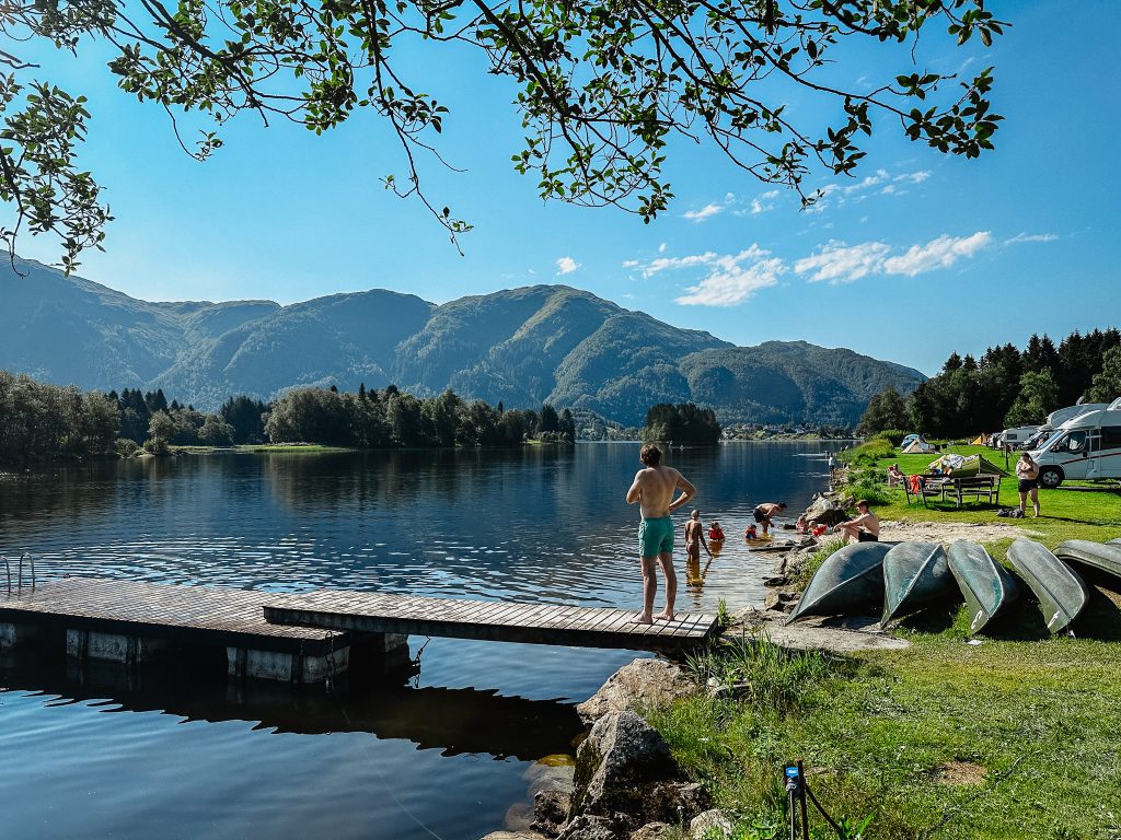 Bergen — Bergen campground nature