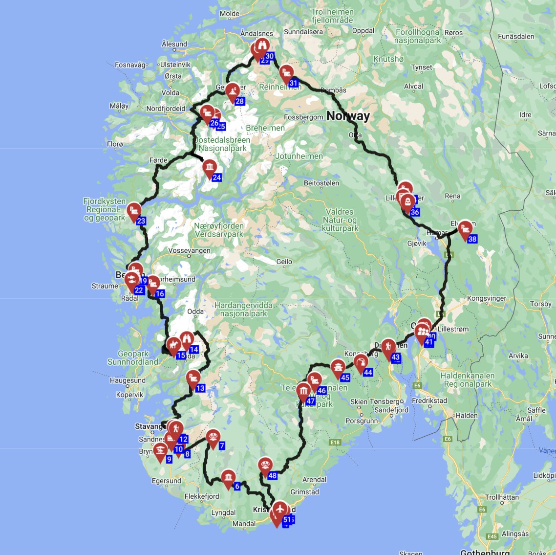 Kristiansand — Kristiansand road trip RV motorhome