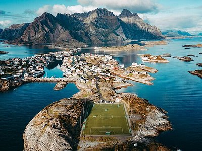Lofoten / Leknes Airport (LKN) — Lofoten / Leknes Airport (LKN) campground nature