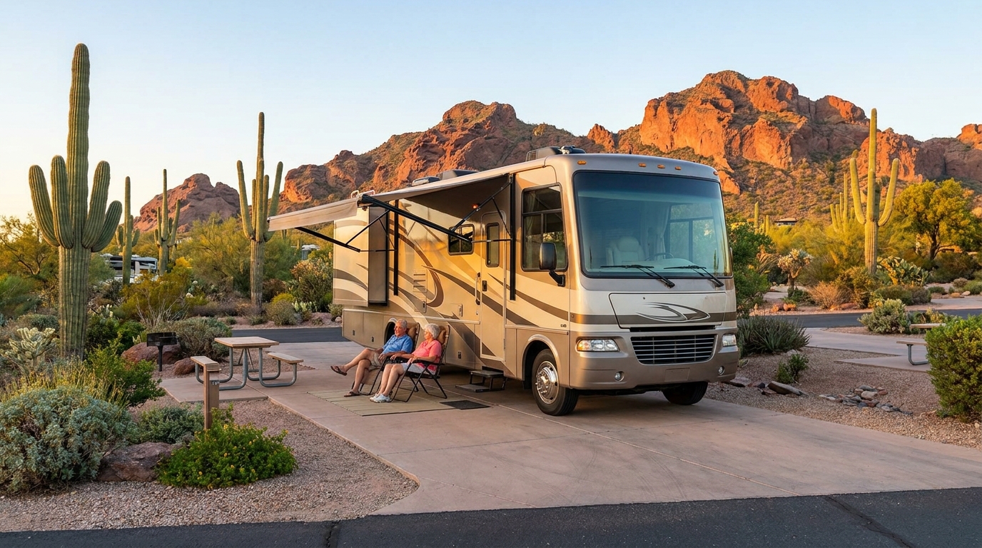 RV Camping in Phoenix for Seniors - Comfort Sites 2026