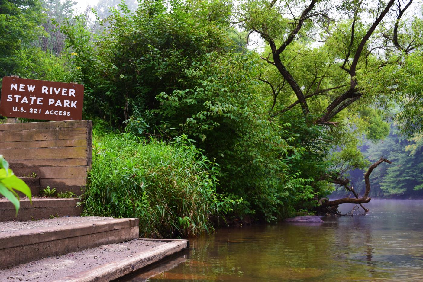 New River — kemping New River natura