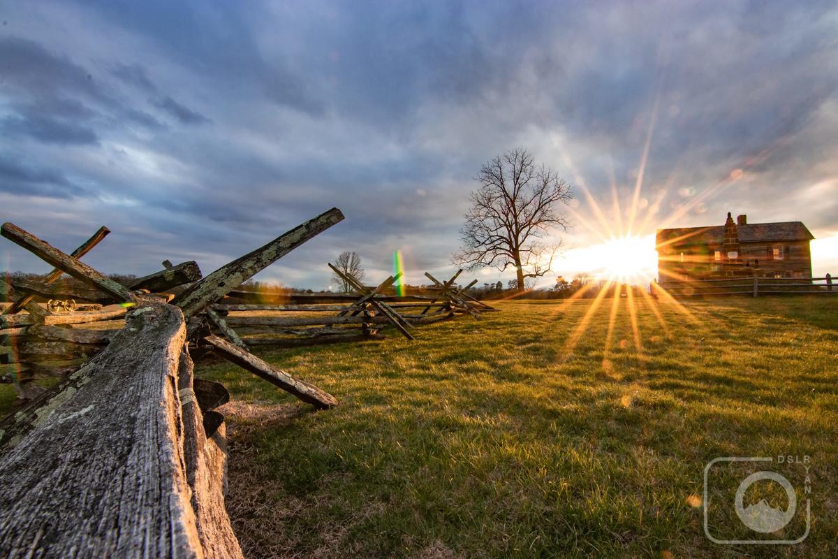 Manassas — malowniczy krajobraz podróżny