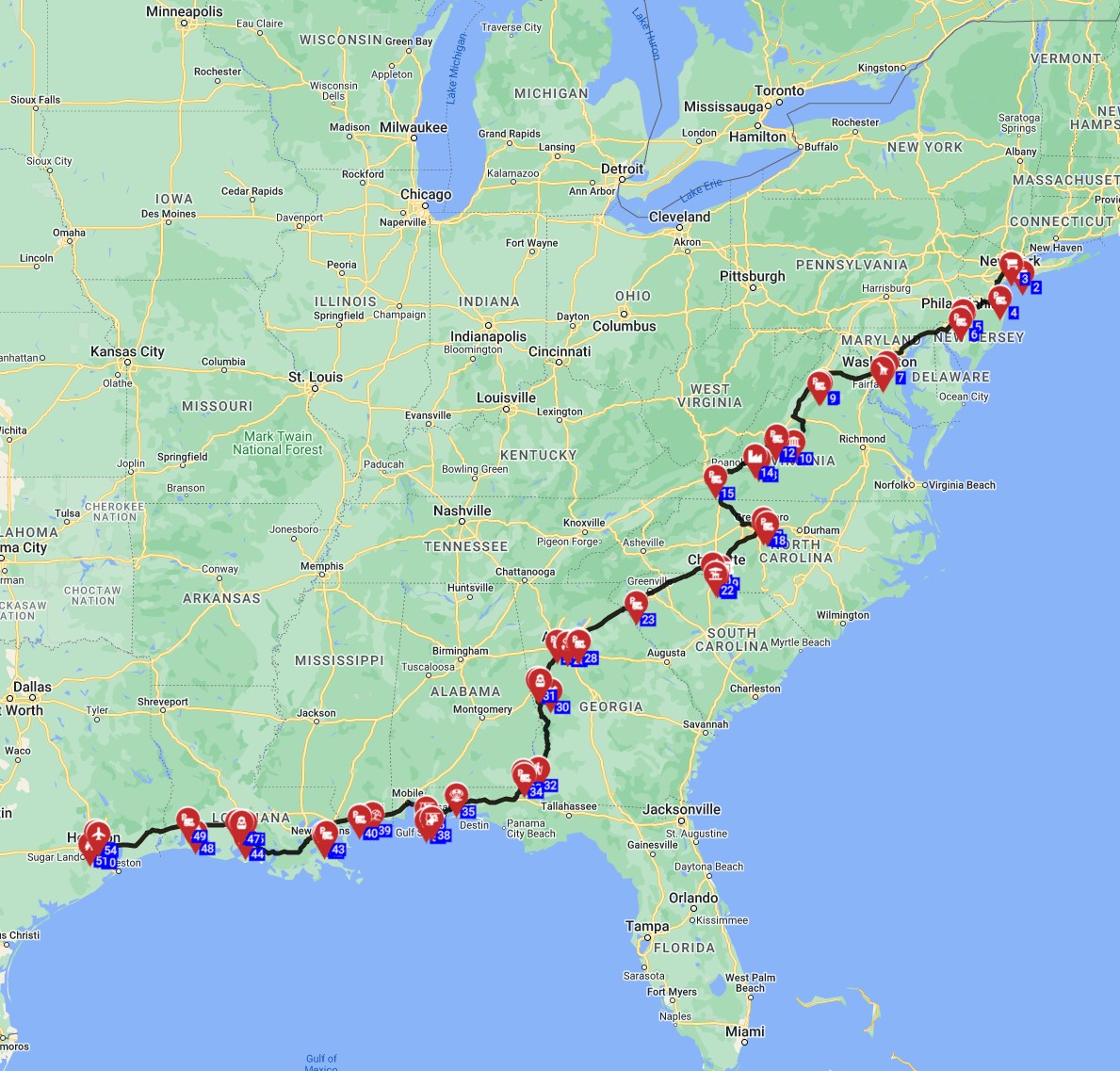 Houston — Houston road trip RV motorhome