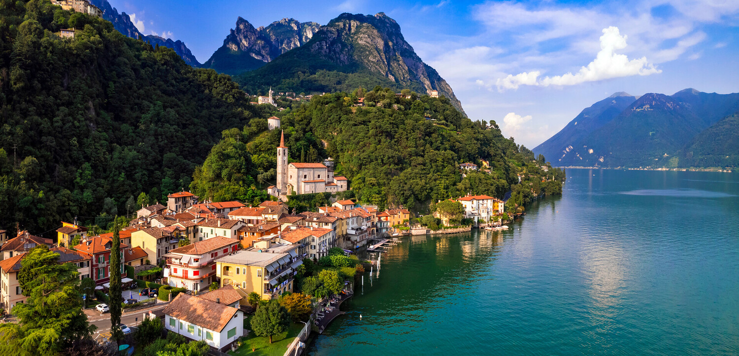 Lugano — Lugano scenic landscape travel