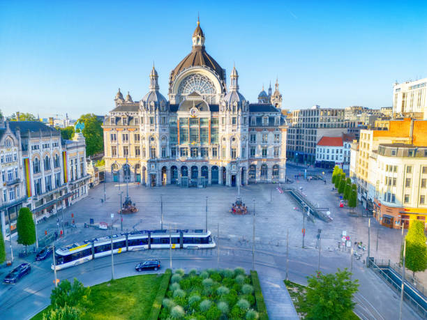 Antwerp-Berchem - train station — Antwerp-Berchem - train station scenic landscape travel