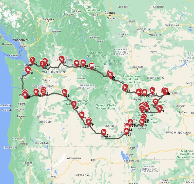 Billings — Billings road trip RV motorhome