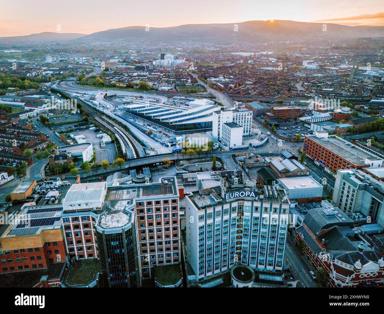Belfast - Europa Bus Centre — malowniczy krajobraz podróż kamperem