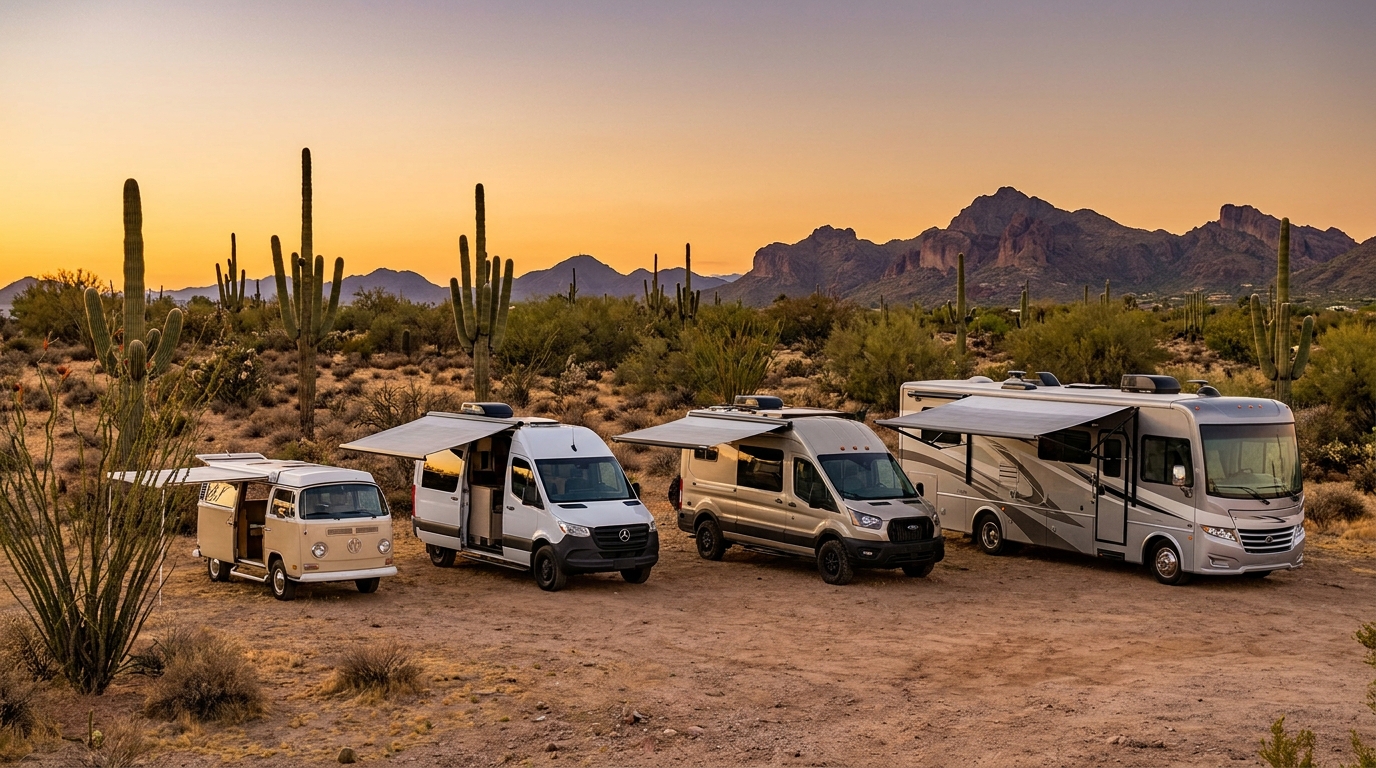 Weekend RV Rental Comparison in Phoenix - Quick-Trip Suppliers 2026
