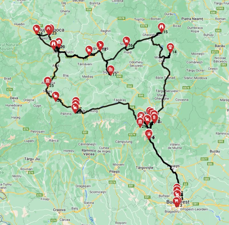 Bucharest - București — Bucharest - București road trip RV motorhome