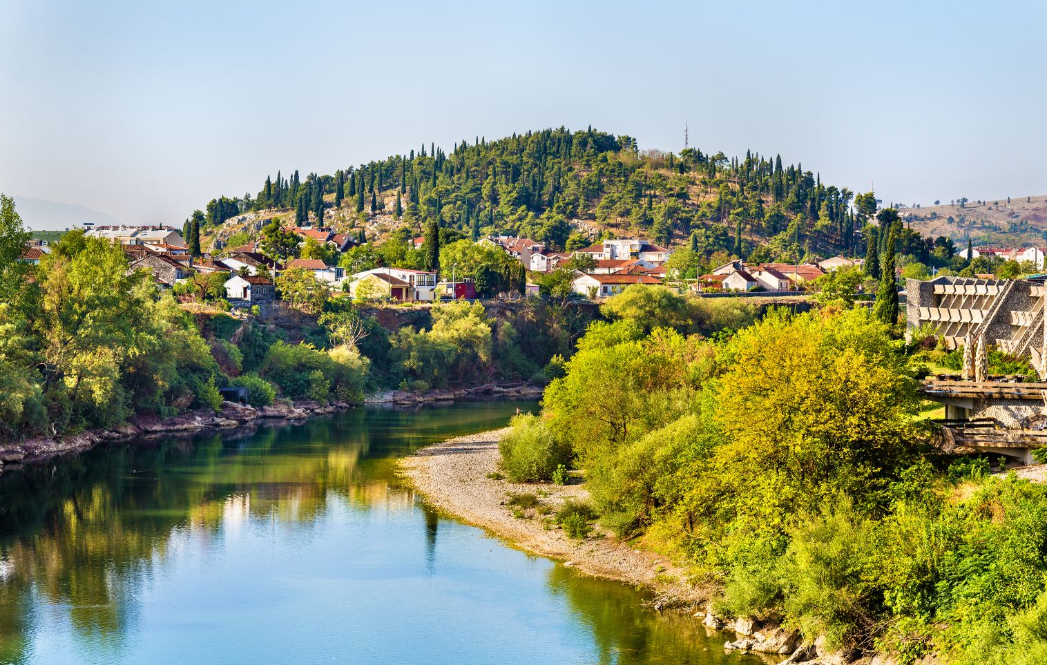 Podgorica — Podgorica scenic landscape travel