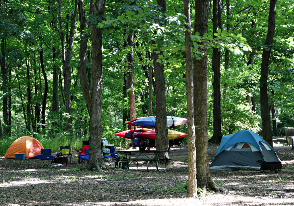 Ohio — Przyroda na kempingu w Ohio