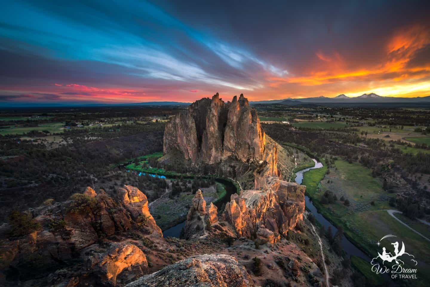 Oregon — Oregon scenic landscape travel