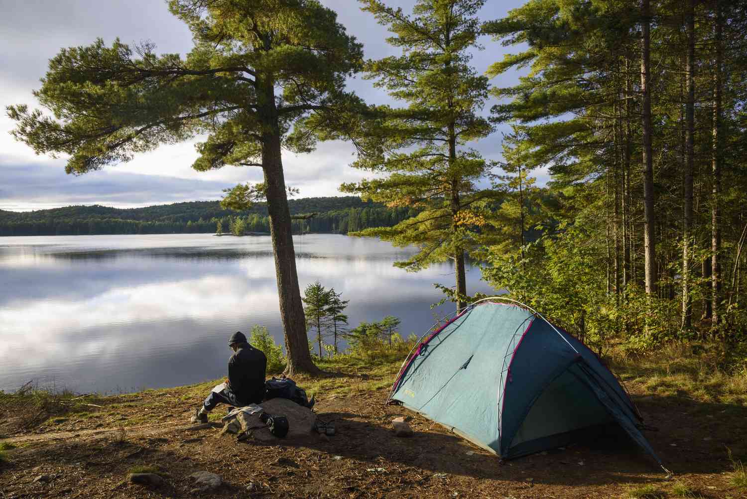 Ontario — natura na kempingu w Ontario