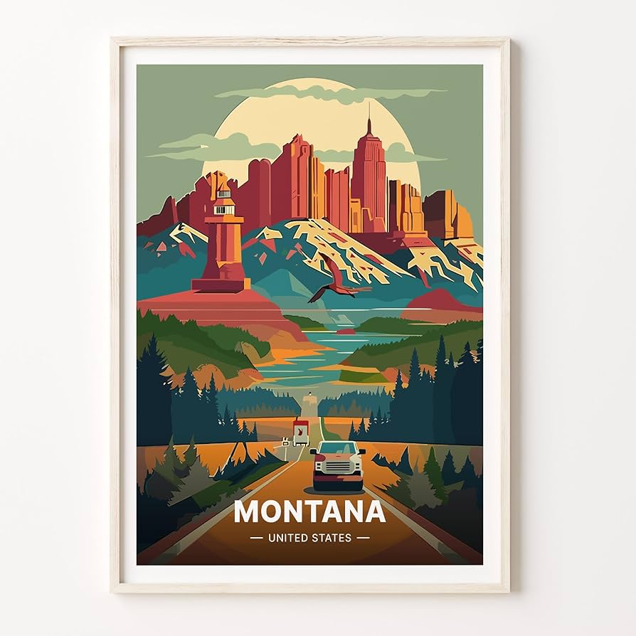 Montana — Montana scenic landscape travel