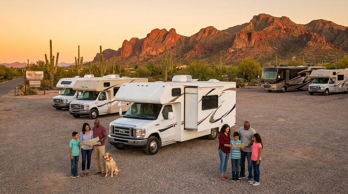 Family RV Rental Comparison in Phoenix - Best Suppliers 2026