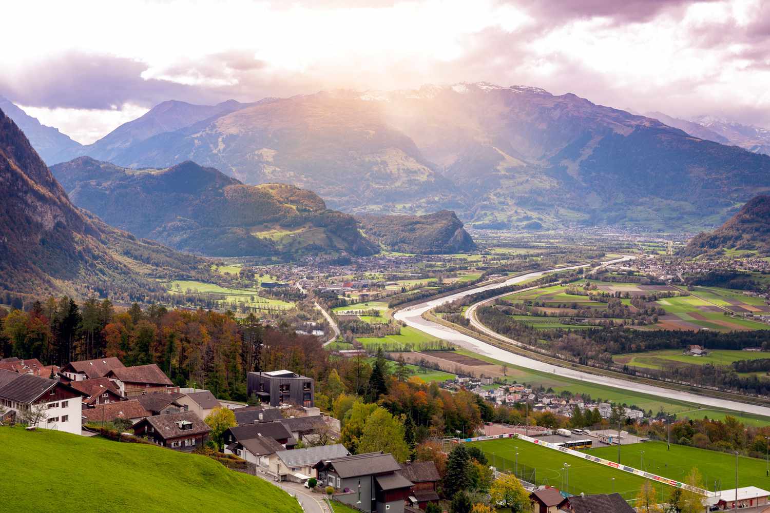 Liechtenstein — Liechtenstein scenic landscape travel