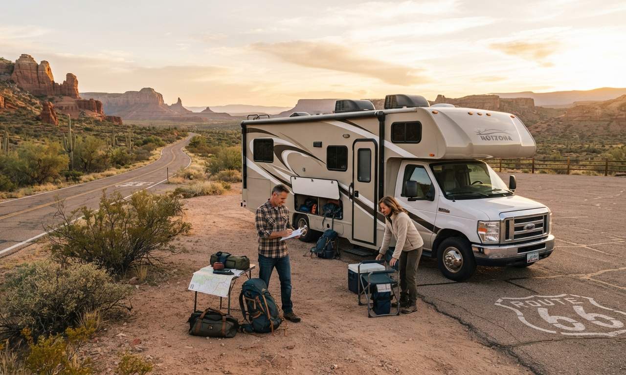 Arizonas Mother Road: Wichtige Stopps für Ihre Route-66-Wohnmobilreise