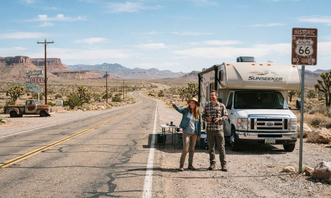 Wohnmobilreise Abschnitt 1 für Arizonas Mother Road: Wichtige Stopps für Ihre Route-66-Wohnmobilreise