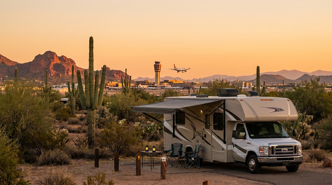 RV Camping Near Phoenix Airport - Closest Sites 2026