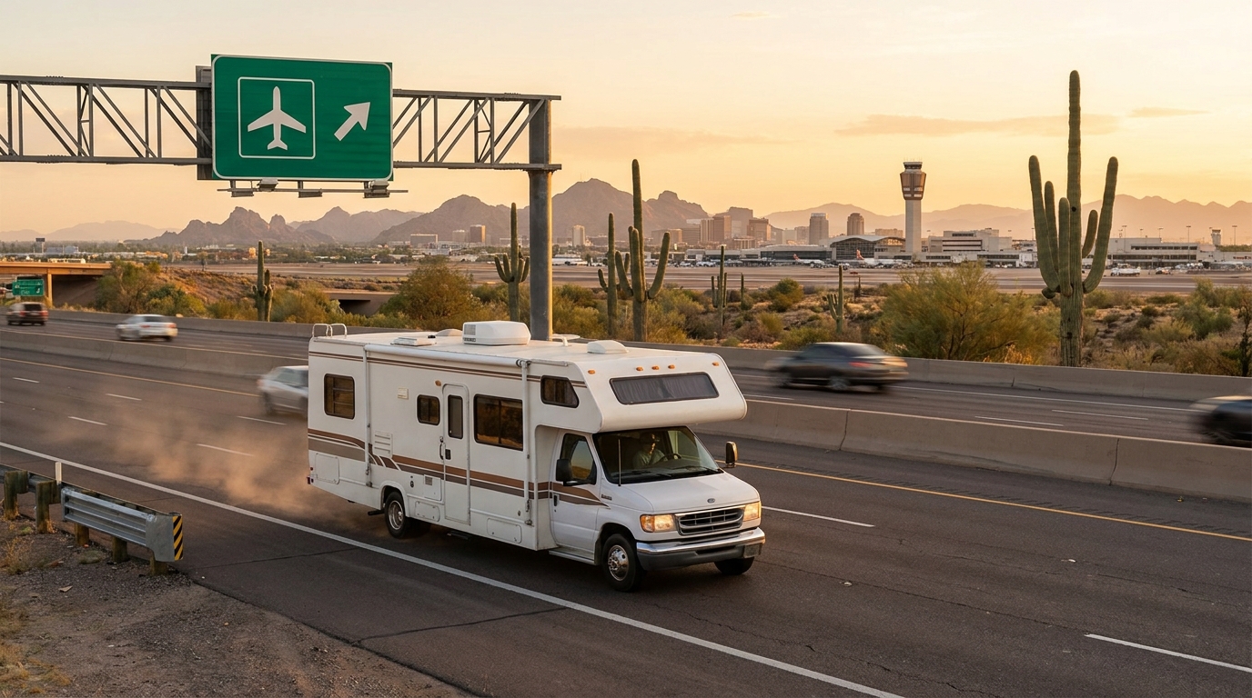 Driving an RV From Phoenix Airport - Routes 2026
