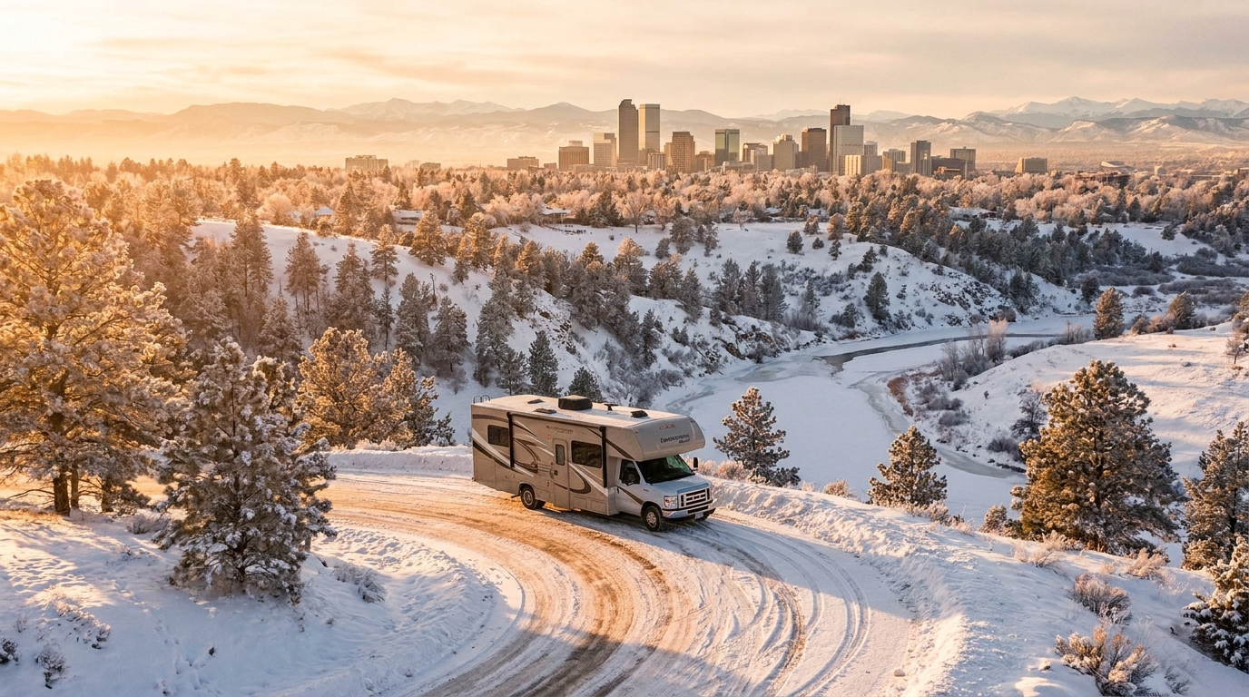 Winter RV Itinerary in Denver - Cold-Weather Routes 2026