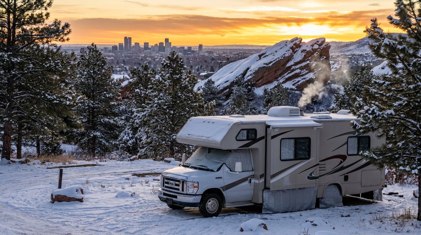 Winter RV Camping in Denver - Heated Sites 2026