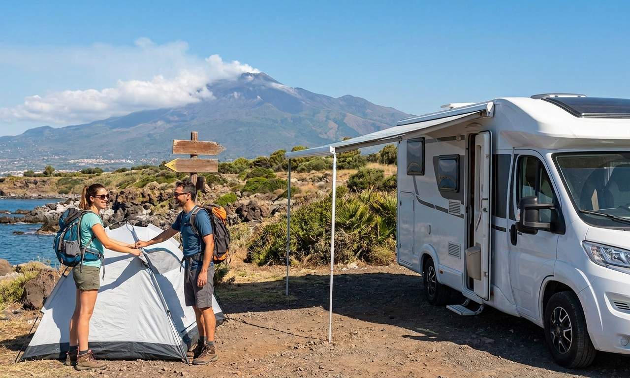 RV travel section-1 for Catania - Sicily