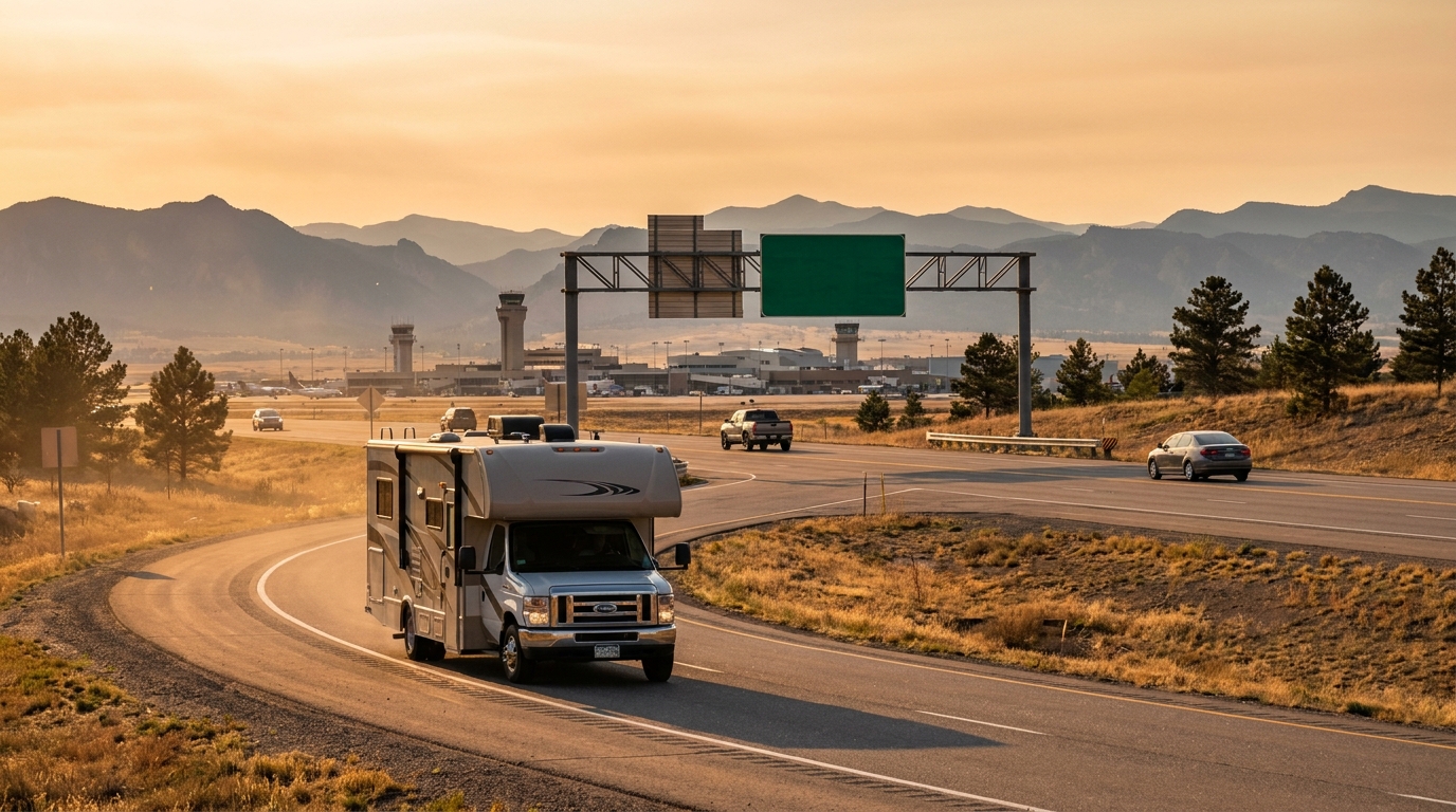 Driving an RV From Denver Airport - Routes 2026
