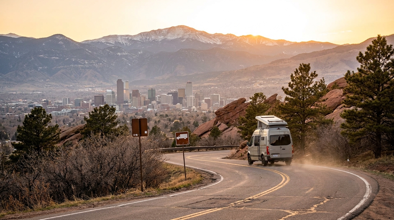 Weekendowe prowadzenie kampera w Denver – szybkie trasy 2026