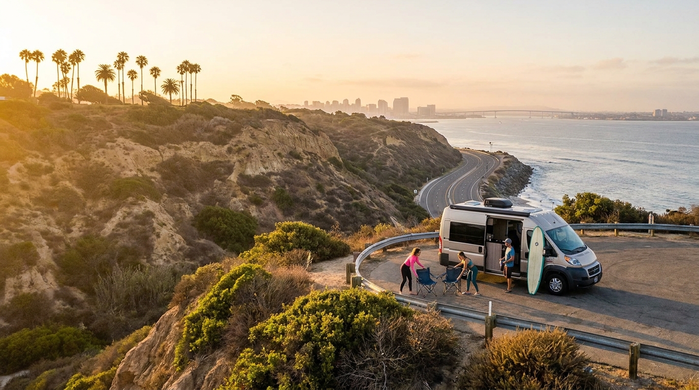 Weekend RV Itinerary in San Diego - 2-3 Day Plan 2026
