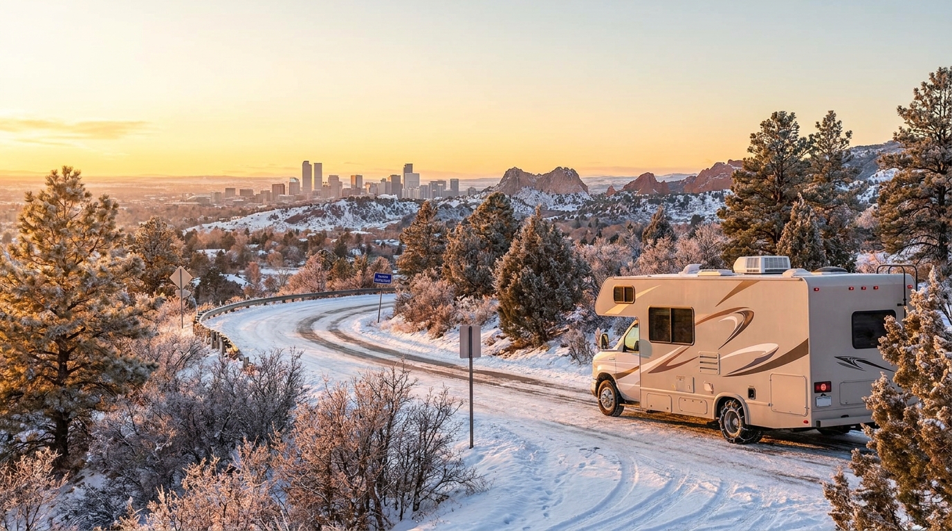 Winter RV Driving in Denver - Safety Guide 2026