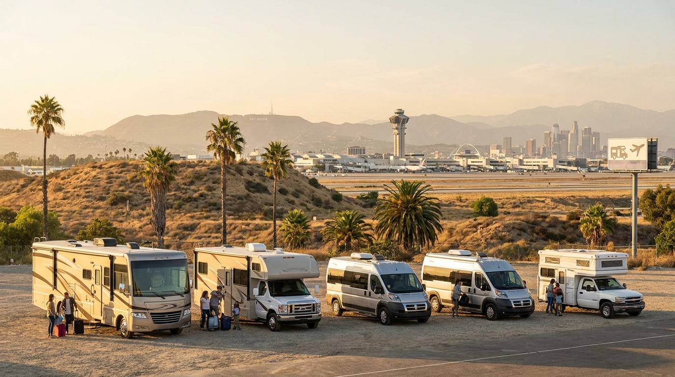 Airport RV Rental Comparison in Los Angeles - Pickup Suppliers 2026