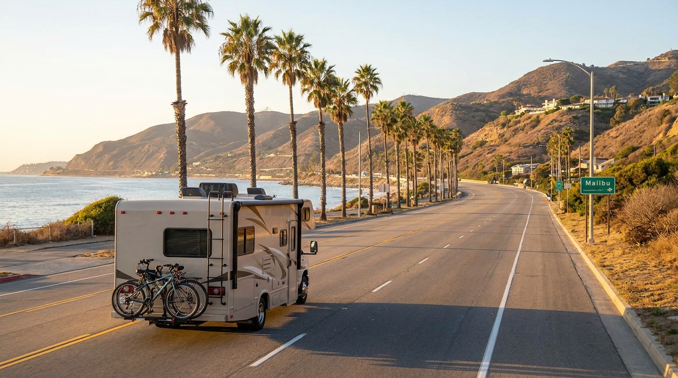 Rodzinna jazda kamperem w Los Angeles – bezpieczne trasy 2026