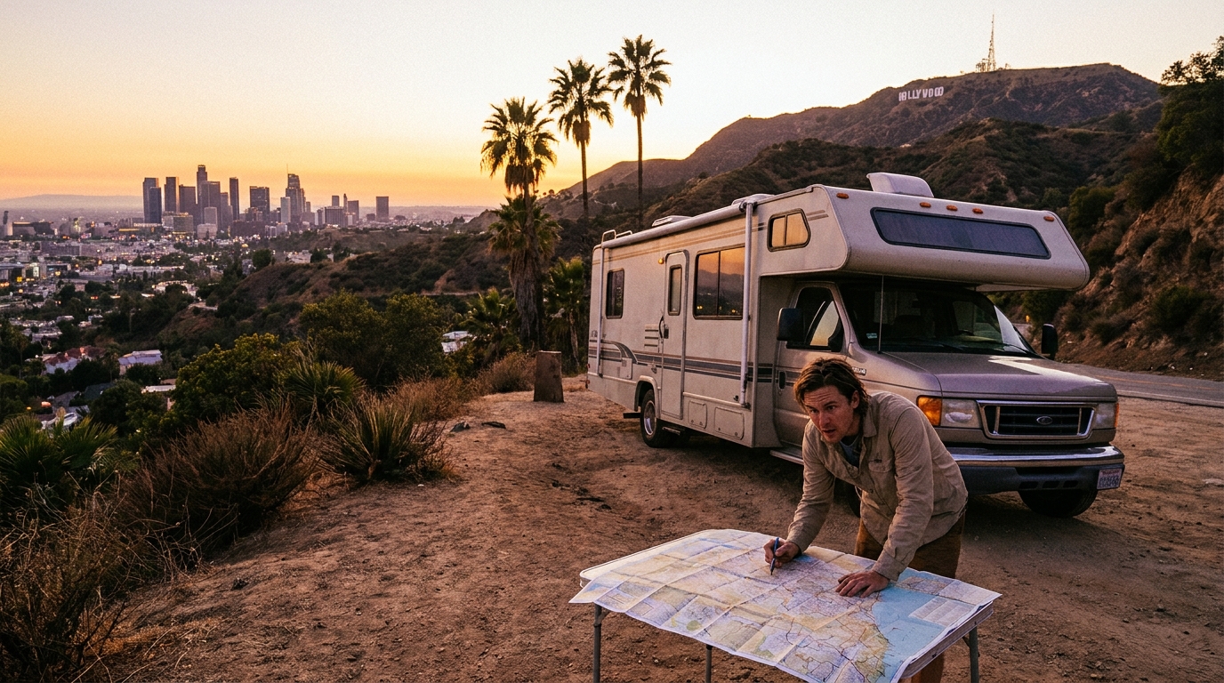 Plan podróży kamperem last minute w Los Angeles - Szybki plan 2026