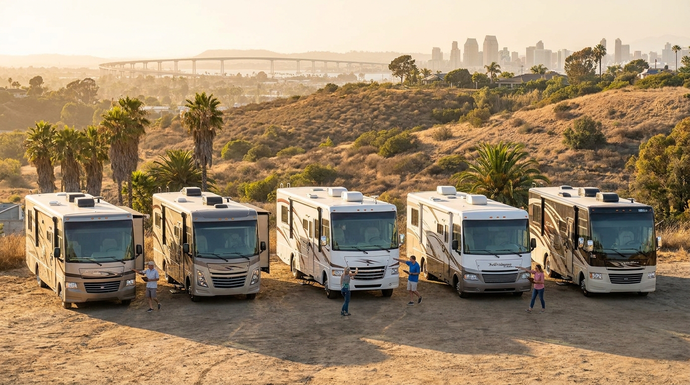 Weekly RV Rental Comparison in San Diego 2026