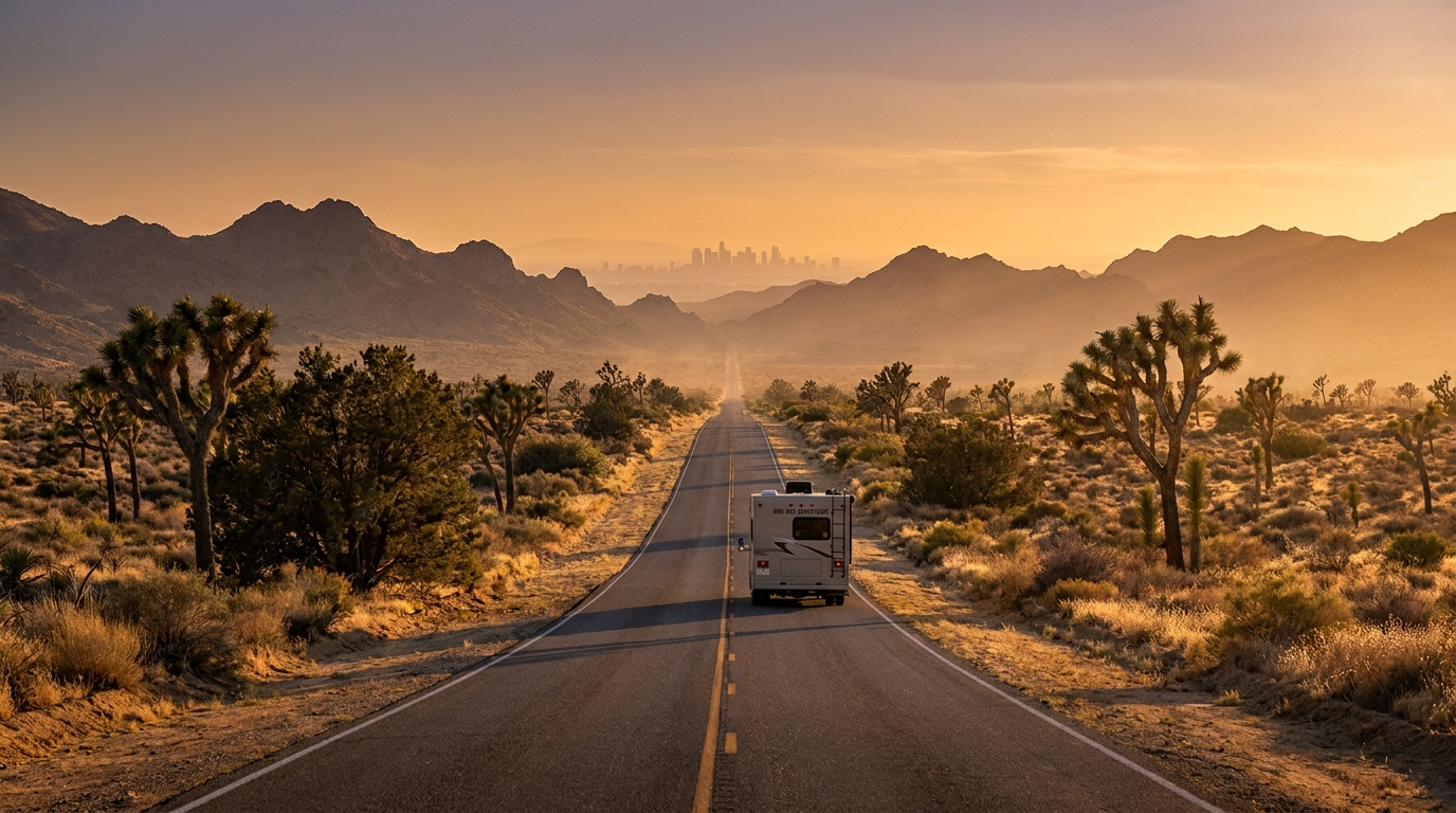 One-Way RV Driving in Los Angeles - Route Planner 2026