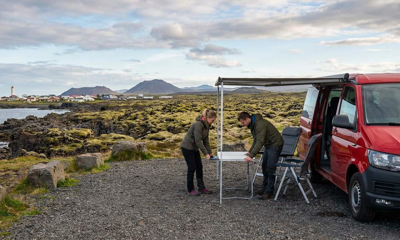 RV travel section-1 for Keflavík