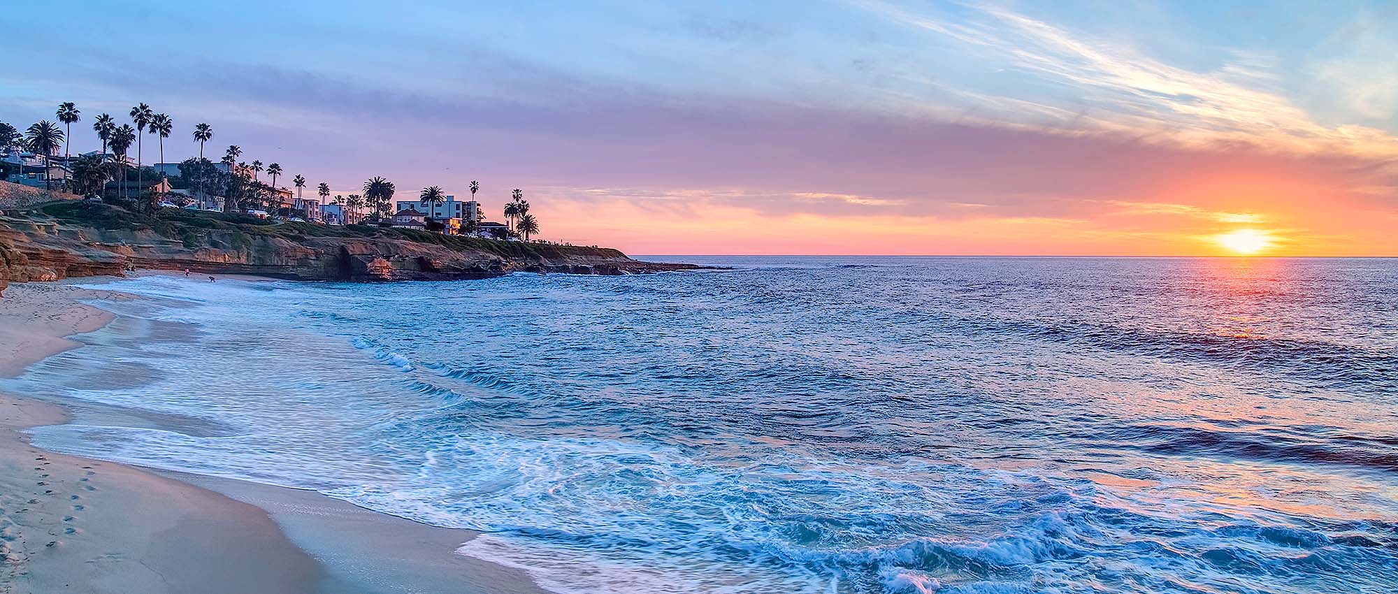 Panoramic view of the San Diego skyline and bay, perfect for an RV trip