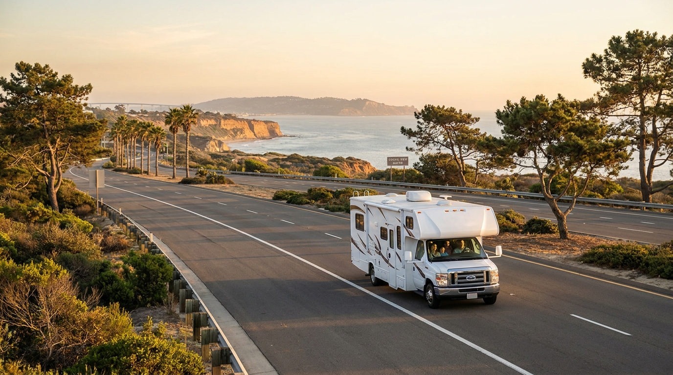 Family RV Driving in San Diego - Safe Routes 2026
