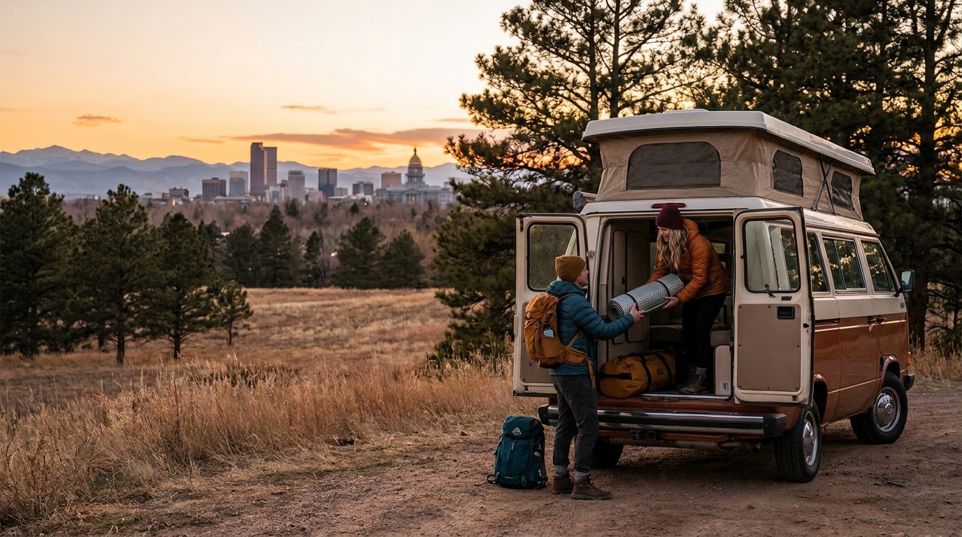 Romantyczny wyjazd kamperem do Denver – porady dla par 2026