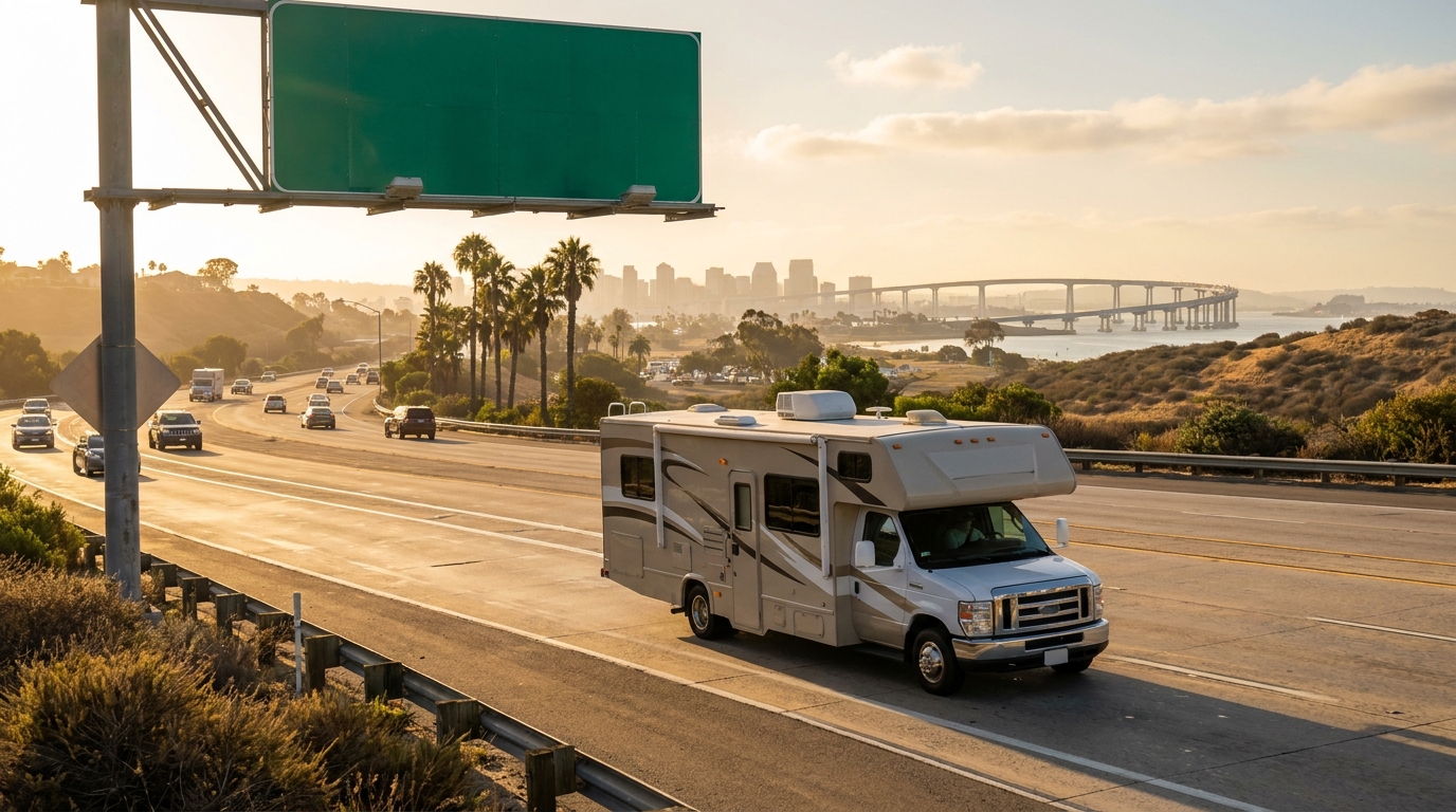 Driving an RV From San Diego Airport - Routes 2026