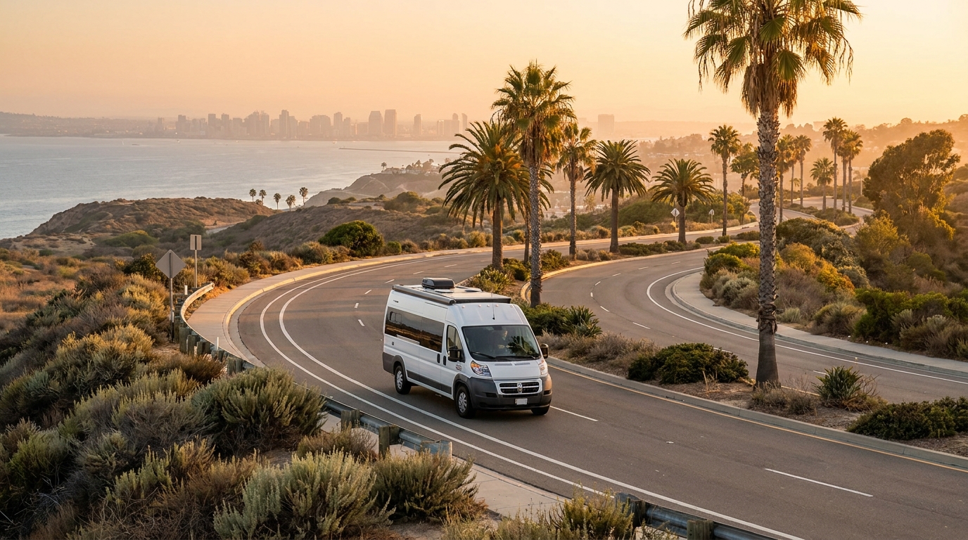 First-Time RV Driving in San Diego - Beginners Guide 2026