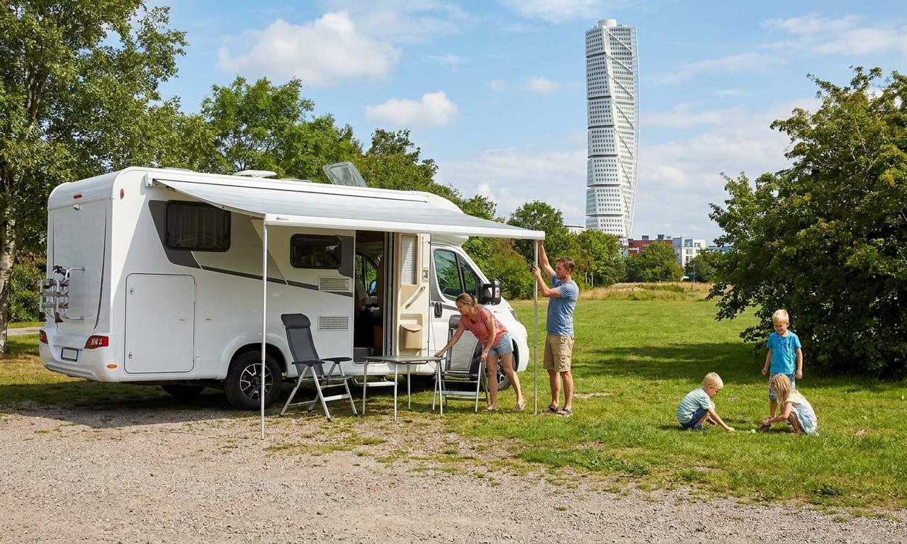 RV travel section-1 for Malmö