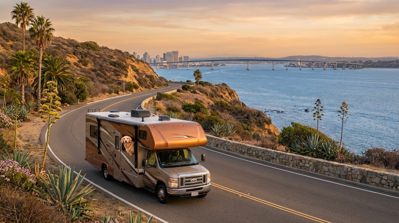 Pet-Friendly RV Driving in San Diego - Routes 2026