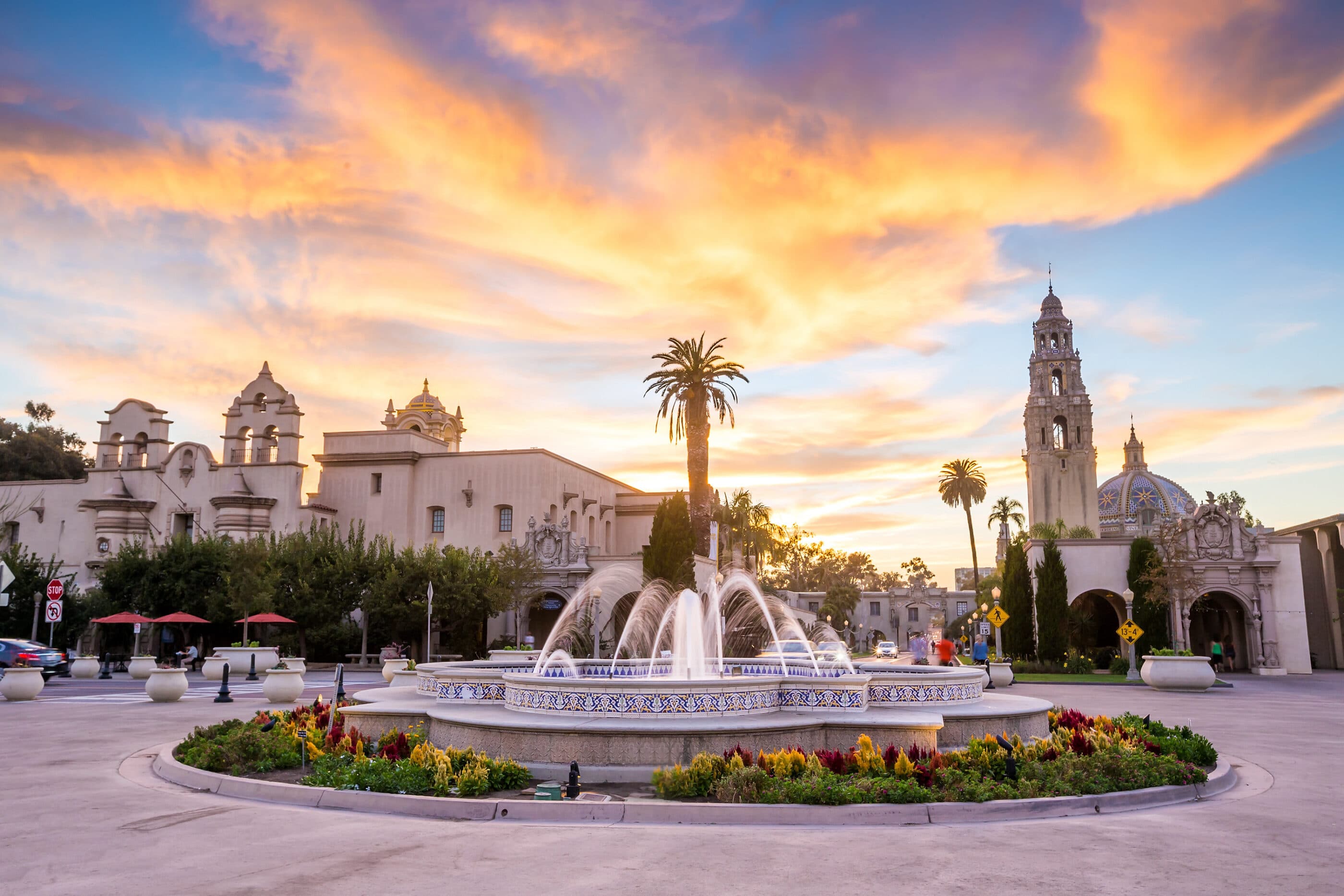 The iconic California Tower in Balboa Park, San Diego
