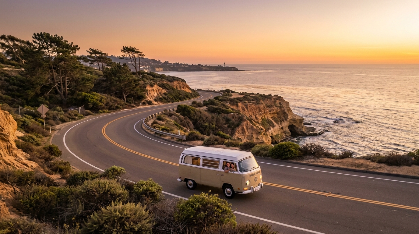 Romantic RV Driving in San Diego - Couples Routes 2026